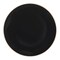 Smarty Had A Party 7.5" Black with Gold Rim Organic Round Disposable Plastic Appetizer/Salad Plates (120 Plates), 120PK 937BG-CASE - alternate 7